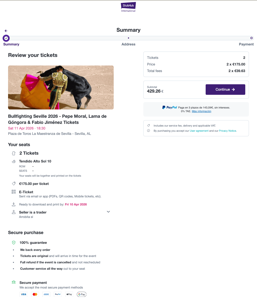 Step 5: Secure Checkout & E-Ticket