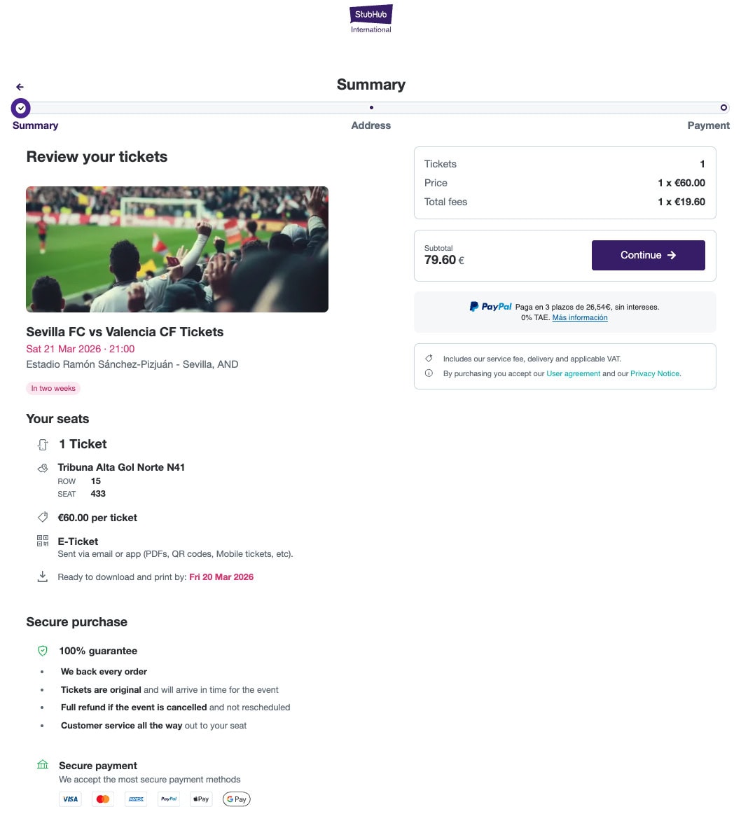 Step 4: Check out and confirm