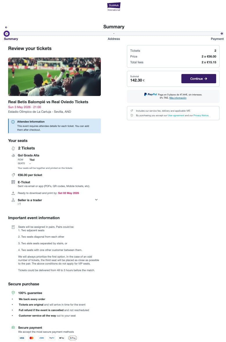 Step 4: Check out and confirm